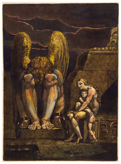 America a Prophecy Copy A Plate by William Blake